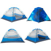 Outdoor Camping Tent With Starry Sky/Tropical Rain Forest Pattern  3-4 Person Waterpoor Windpoor Camping Backpacking Tent