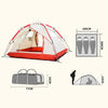 Instant Automatic Pop Up Camping Tent For 3-4 Person Family Portable Shelters For 3 Season Hiking Camping Outdoor &Backpacking Easy Set up Tent