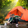 Outdoor Camping Tent 2 Person Easy Setup Waterproof Breathable Tent With Double Door