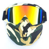 Ski Goggles Snow Snowboard Glasses UV400 Eyewears Motorcycle Riding Glasses Anti-fog Motocross Mask Goggle with Mouth Filter