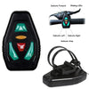 LED Turn Signal Light Backpack Wireless Retmote Control Safey Turn Signal Light Backpack Night Warning Guiding Light Riding Bag