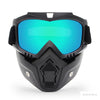 Ski Goggles Snow Snowboard Glasses UV400 Eyewears Motorcycle Riding Glasses Anti-fog Motocross Mask Goggle with Mouth Filter