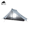 3F UL GEAR Lanshan 2 pro Tent Outdoor 2 Person Ultralight Camping Tent 3 Season Professional 20D Silnylon Rodless Tent