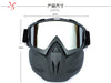 Ski Goggles Snow Snowboard Glasses UV400 Eyewears Motorcycle Riding Glasses Anti-fog Motocross Mask Goggle with Mouth Filter