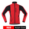 ARSUXEO Winter Warm Up Thermal Fleece Cycling Jacket Bicycle MTB Road Bike Clothing Windproof Waterproof Long Jersey Jersey