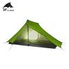 3F UL GEAR Lanshan 2 pro Tent Outdoor 2 Person Ultralight Camping Tent 3 Season Professional 20D Silnylon Rodless Tent