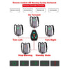 Led Turn Signal Light Backpack Wireless Retmote Control Safey Turn Signal Light Backpack Warning Guiding Light Riding Bag#g30