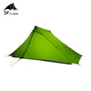 3F UL GEAR Lanshan 2 pro Tent Outdoor 2 Person Ultralight Camping Tent 3 Season Professional 20D Silnylon Rodless Tent