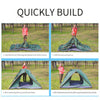 Beach Folding Tents Automatic Pop Up Tent 1-2 Person Waterproof Windproof And Sunscreen Awning For Outdoor Camping Or Travel