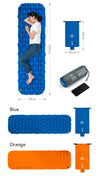 Naturehike Outdoor Inflatable Mattress Camping Sleeping Pad Hiking Single Moisture-proof Mat with Air Bag