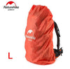 NatureHike Bag Cover 20~30L Waterproof Rain Cover For Backpack Camping Hiking Cycling School Backpack Luggage Bags Dust Covers