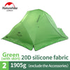 Naturehike Upgraded Star River Series Outdoor Camping Tent Ultralight 2 Persons 4 Seasons Hiking Tent With Free Mat For Travel